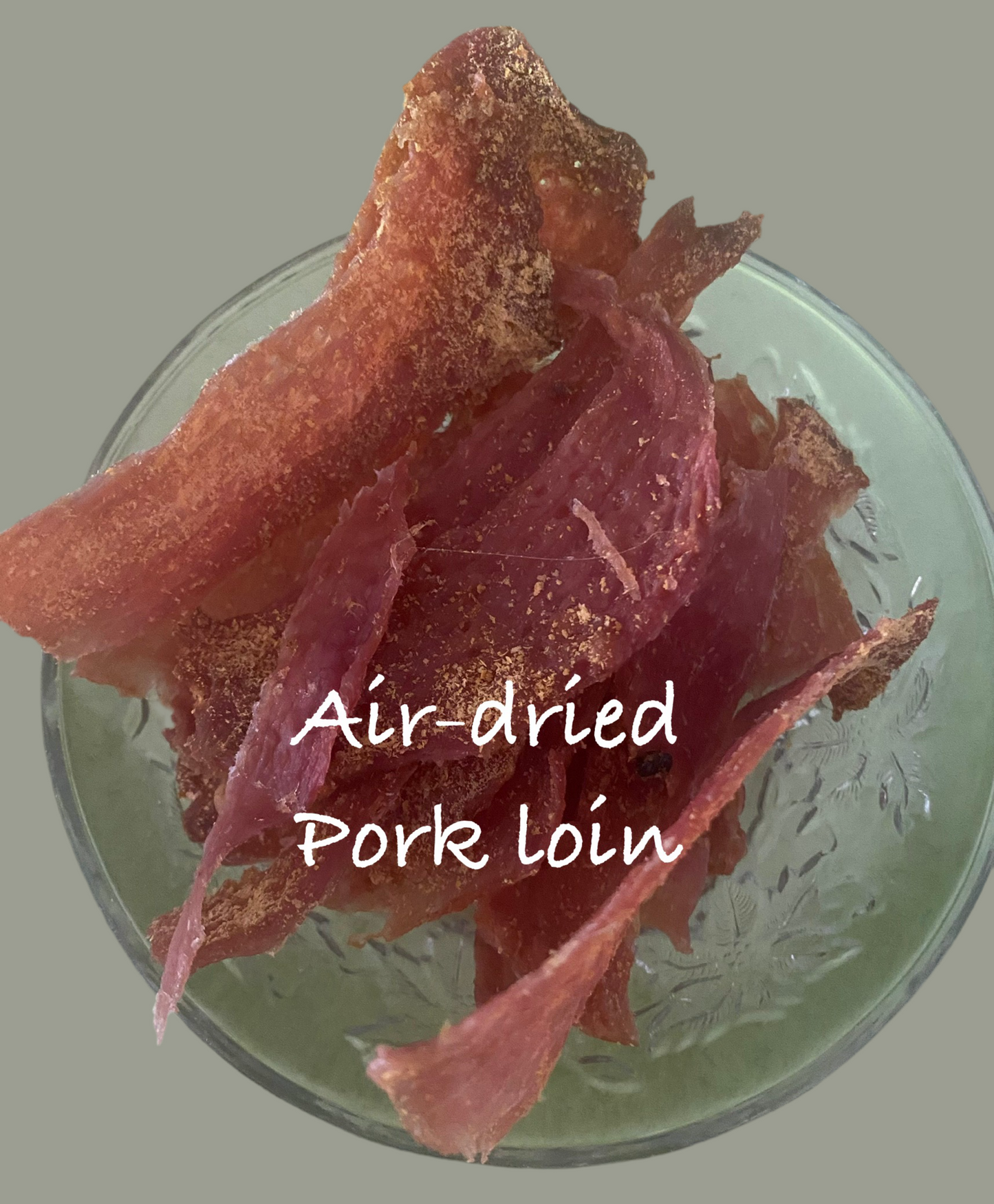 Air dried Pork Loin Strips 4 oz