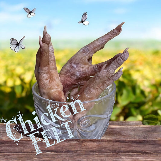 Freeze dried chicken feet 3/package